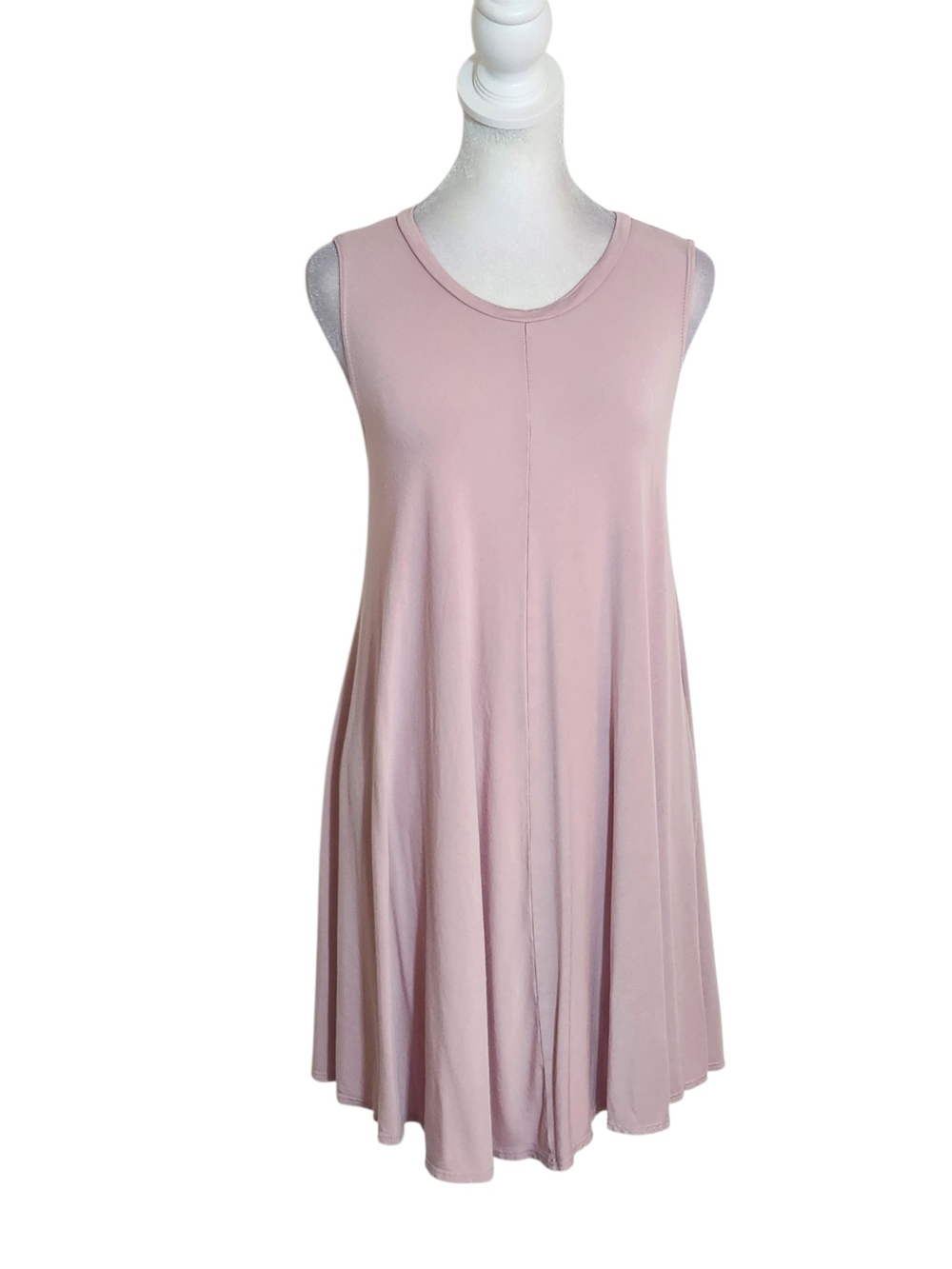 Silence + Noise Light Pink Sleeveless Swing Tunic Size Small
